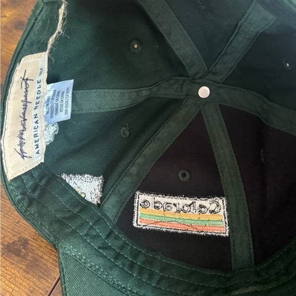 American Needle Dark Green Cap with Patches - Picture 4 of 5